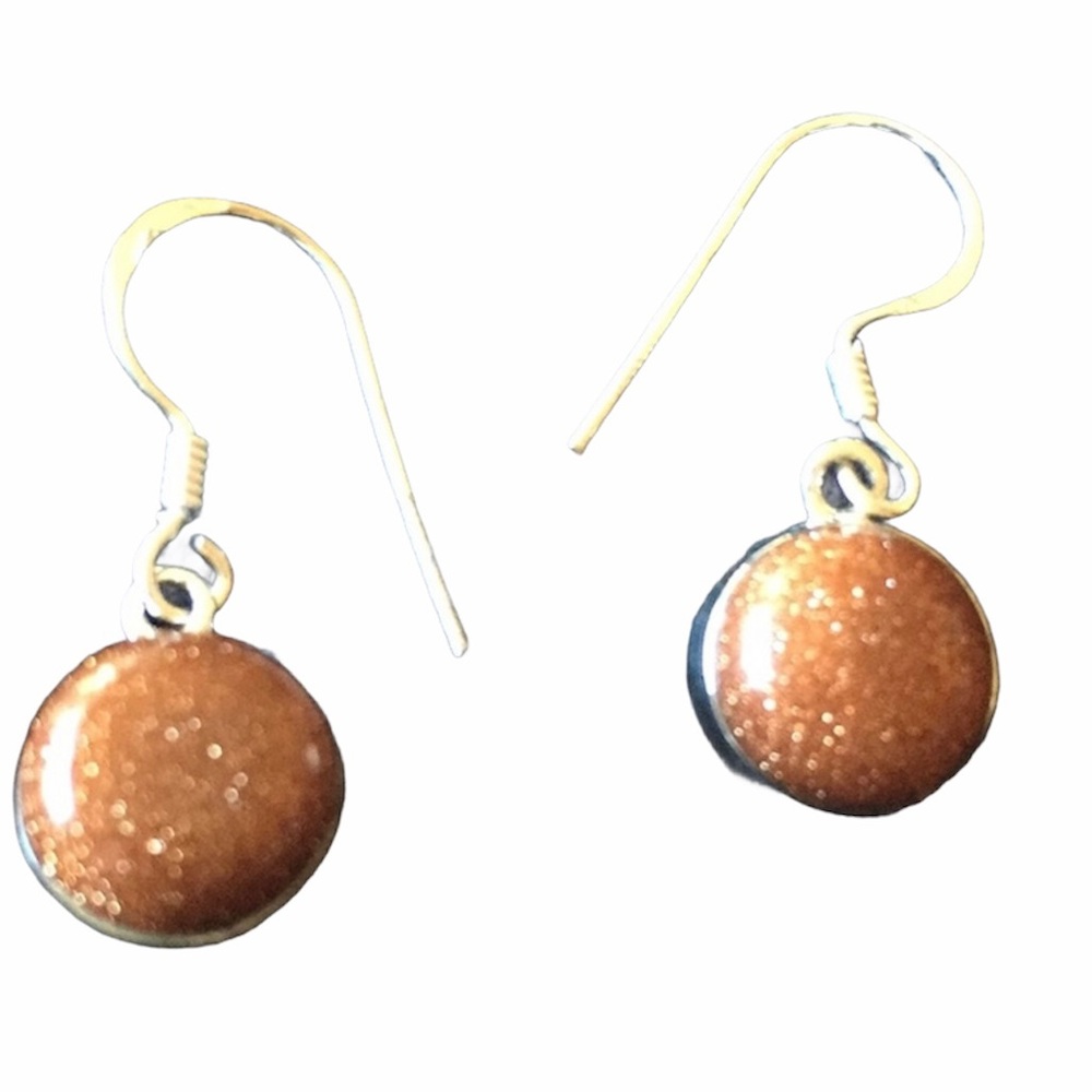 Ladies Goldstone Earrings